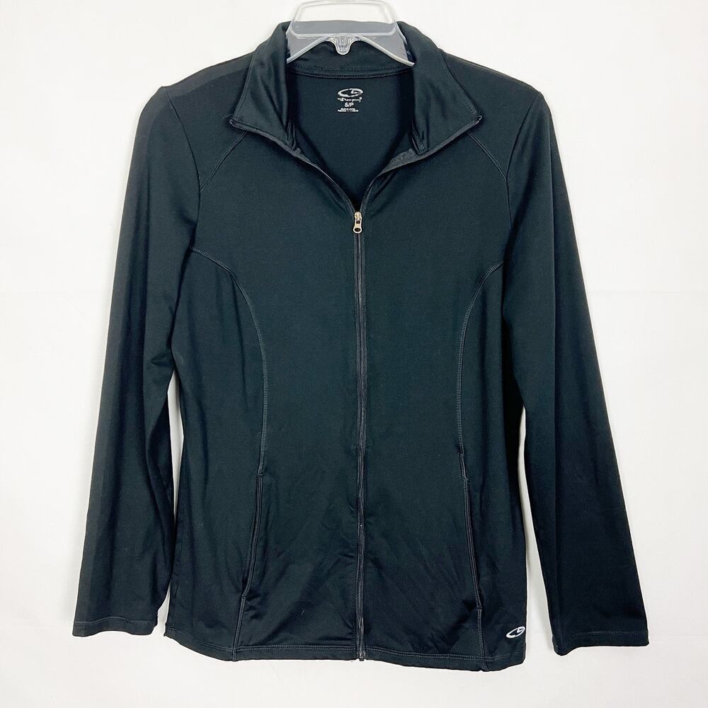 Champion Full Zip Black Activewear Jacket Size Small